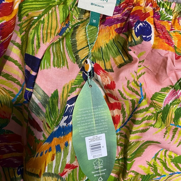 FARM Rio Colorful One-Shoulder Mini Dress - Picture 4 of 8